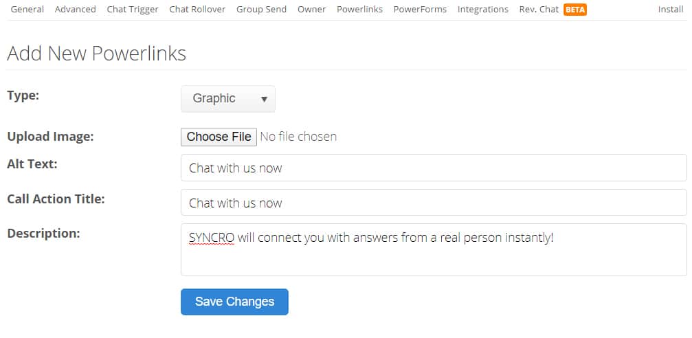 live chat website integration