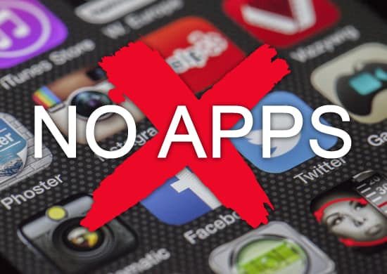 No Apps